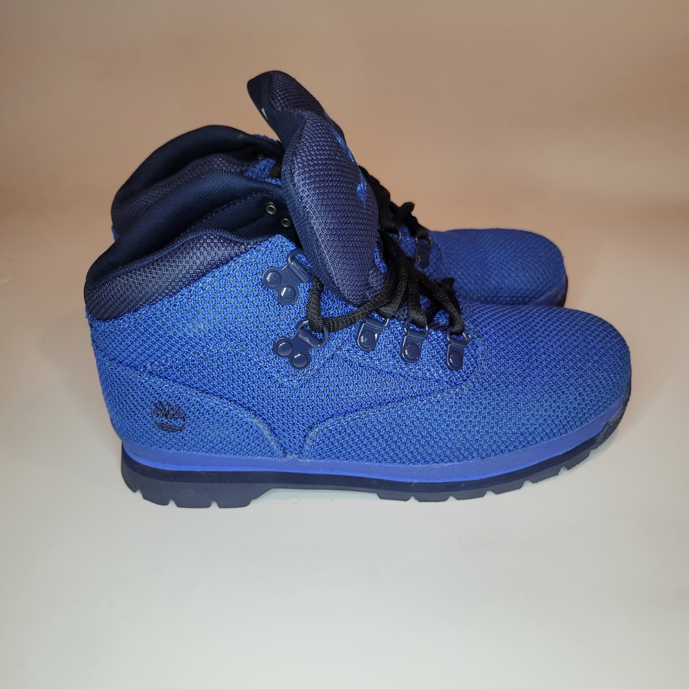 Kids Blue Timberland Shoes Size 5 - Picture 3 of 7